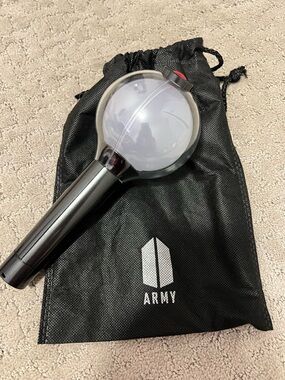 ARMY Black and Clear Lightstick - Official Fan Light